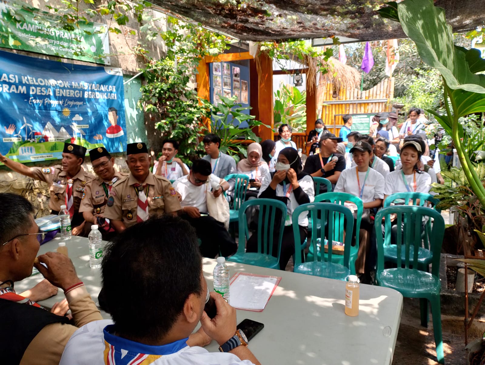 Kasi Kesra Kecamatan Koja Hadiri Kunjungan Peserta Wirasena Youth Camp di Kampung Pramuka Proklim RW 01 Tugu Utara 2