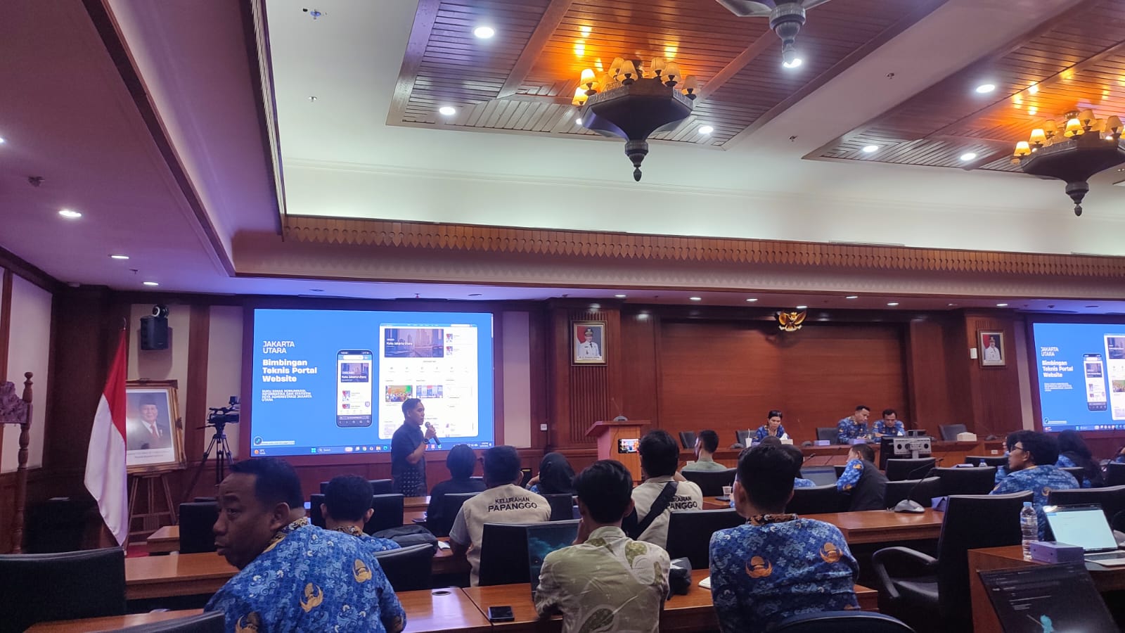 Pelaksanaan Bimbingan Teknis Implementasi Portal Website Terintegritasi Kota Administrasi Jakarta Utara 1