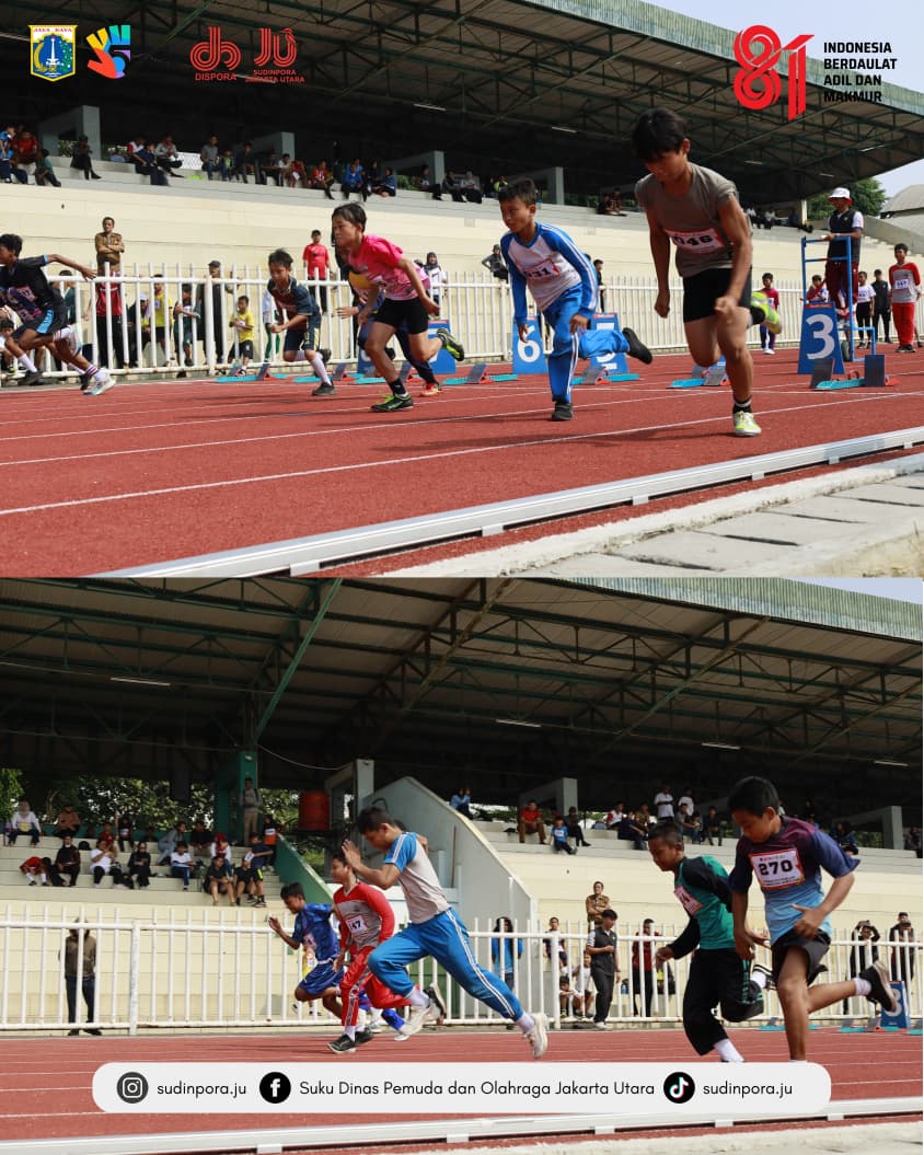 Kejuaraan Atletik Pelajar Jakarta Utara 2026 Resmi Dibuka 1