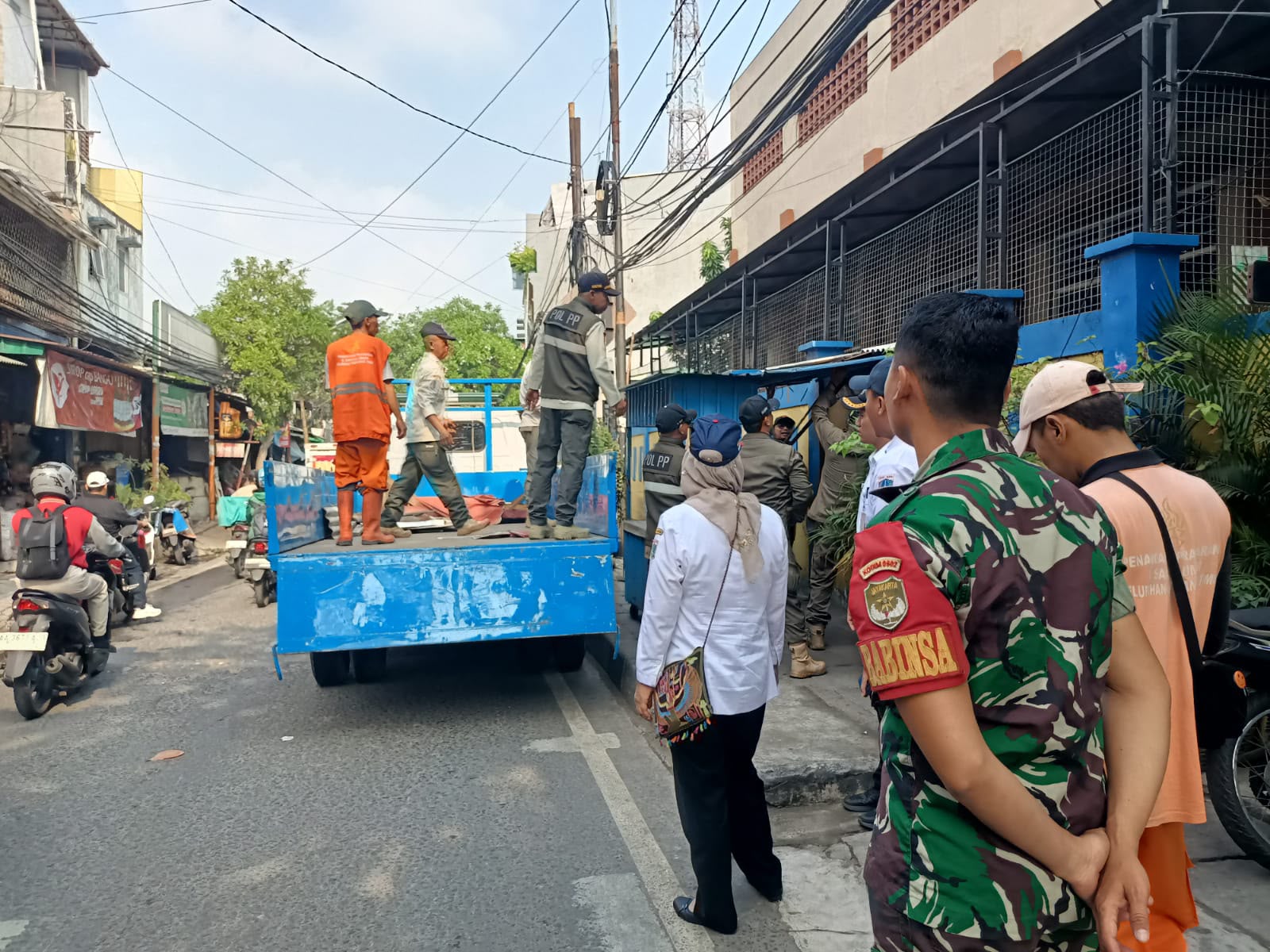 Apel Gabungan Penertiban Wilayah Kelurahan pademangan Timur 4