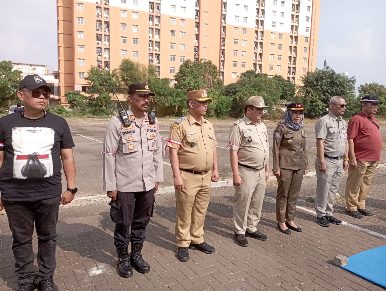 Ciptakan Wilayah Kondusif, Kecamatan Pademangan Gelar Apel Deklarasi Anti Tawuran di Parkiran C3 Kemayoran Lapangan Benyamin Sueb 5