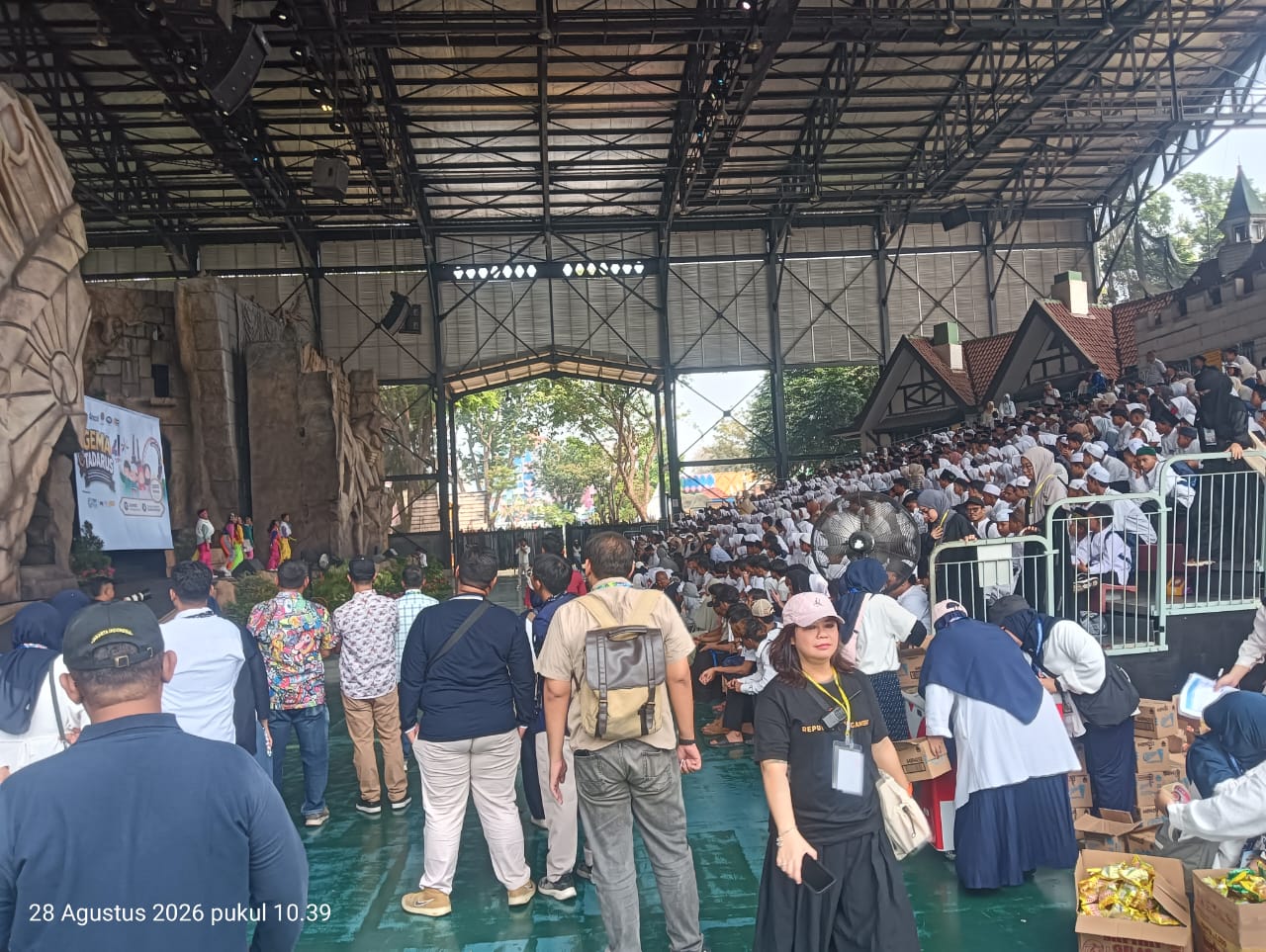 Monitoring kegiatan Gema Tadarus dalam rangka Maulid Nabi Muhammad SAW dan Menghadiri peringatan HUT Dufan ke 41 2