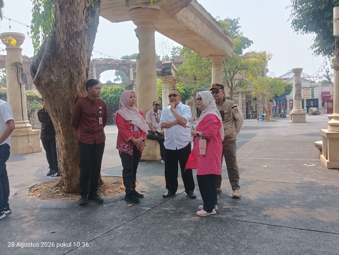Monitoring kegiatan Gema Tadarus dalam rangka Maulid Nabi Muhammad SAW dan Menghadiri peringatan HUT Dufan ke 41 1