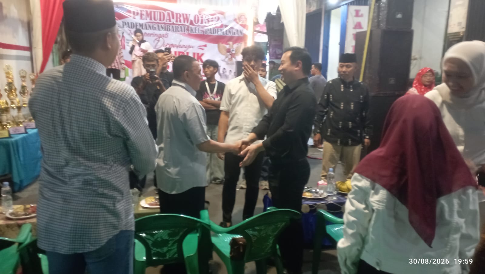 Malam Puncak HUT RI ke-81 di Pademangan, Sekaligus Peresmian Kantor RW 013 Pademangan Barat 3
