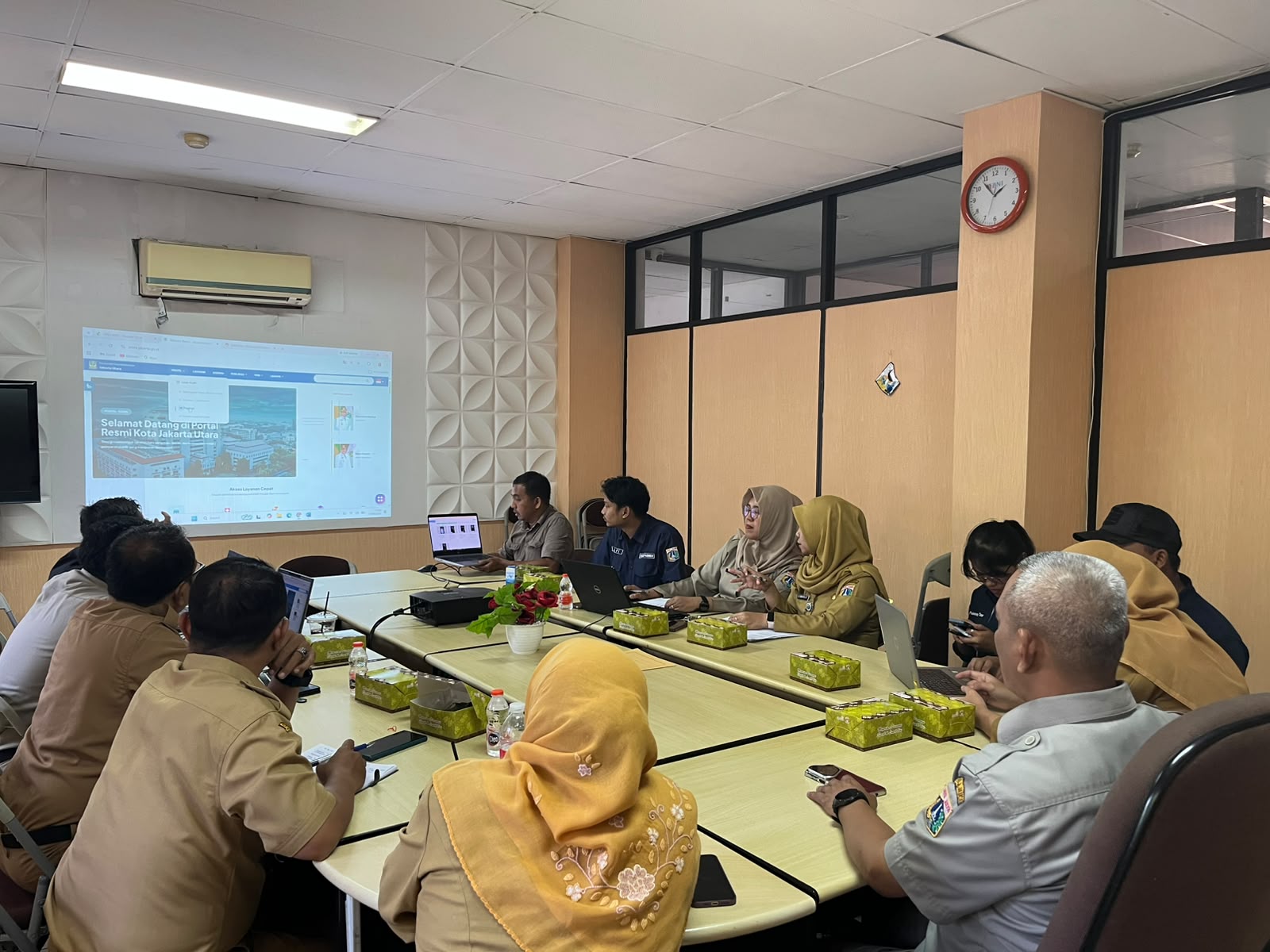 Pendampingan pengisian SAQ E-Monev KIP Jakarta 2026 bersama Tim PPID Walikota Kota Adminstrasi Jakarta Utara 2