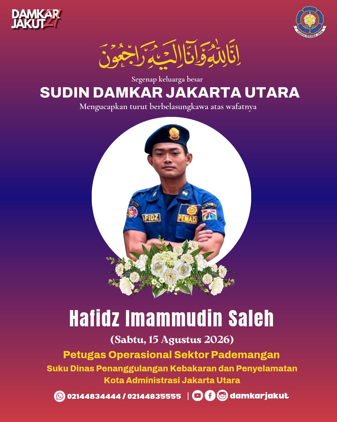 Turut Berduka Cita Personil Sudin Gulkarmat Jakarta Utara 4