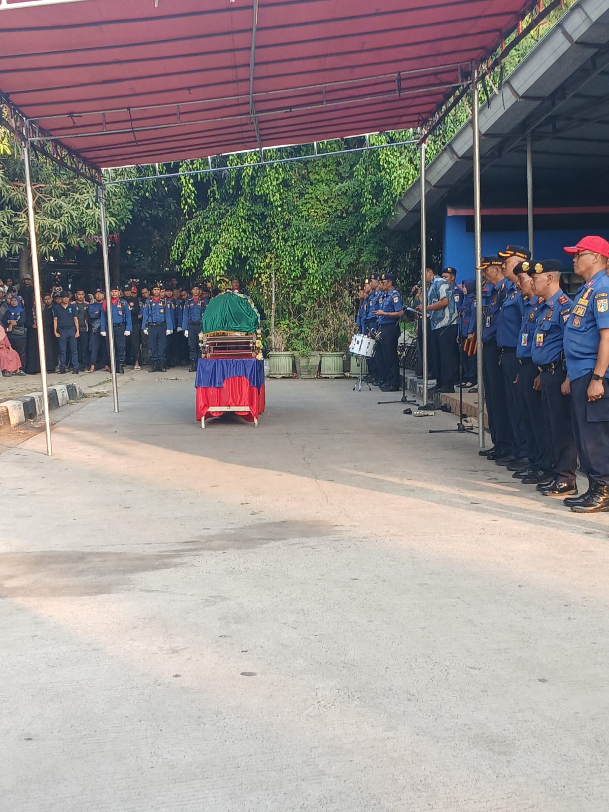 Upacara Persemayaman Petugas Gulkarmat Jakarta Utara 2