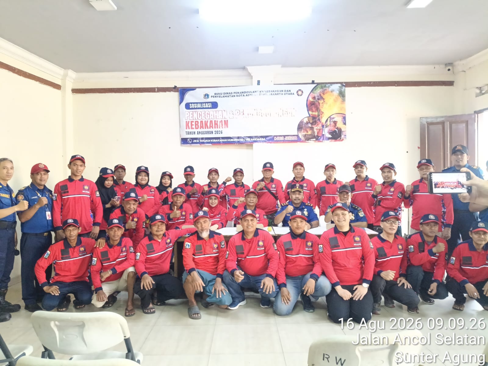 Sosialisasi Pencegahan dan Penanggulangan Kebakaran RW 02 Kel. Sunter Agung 1