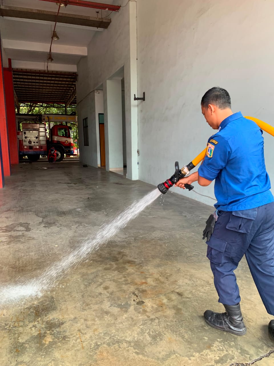 Saber Gajah Merah (Sabtu Bersih Unit Damkar) 3