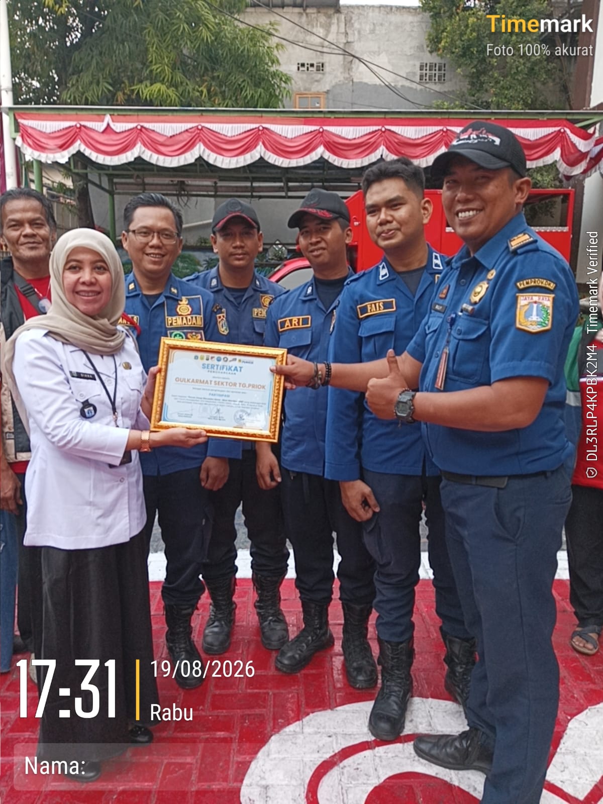 Edukasi Sejak Dini, Sudin Gulkarmat Jakut Melatih Peserta Didik SMP Tingkat Kelurahan Warakas Tanggap Kebakaran 5
