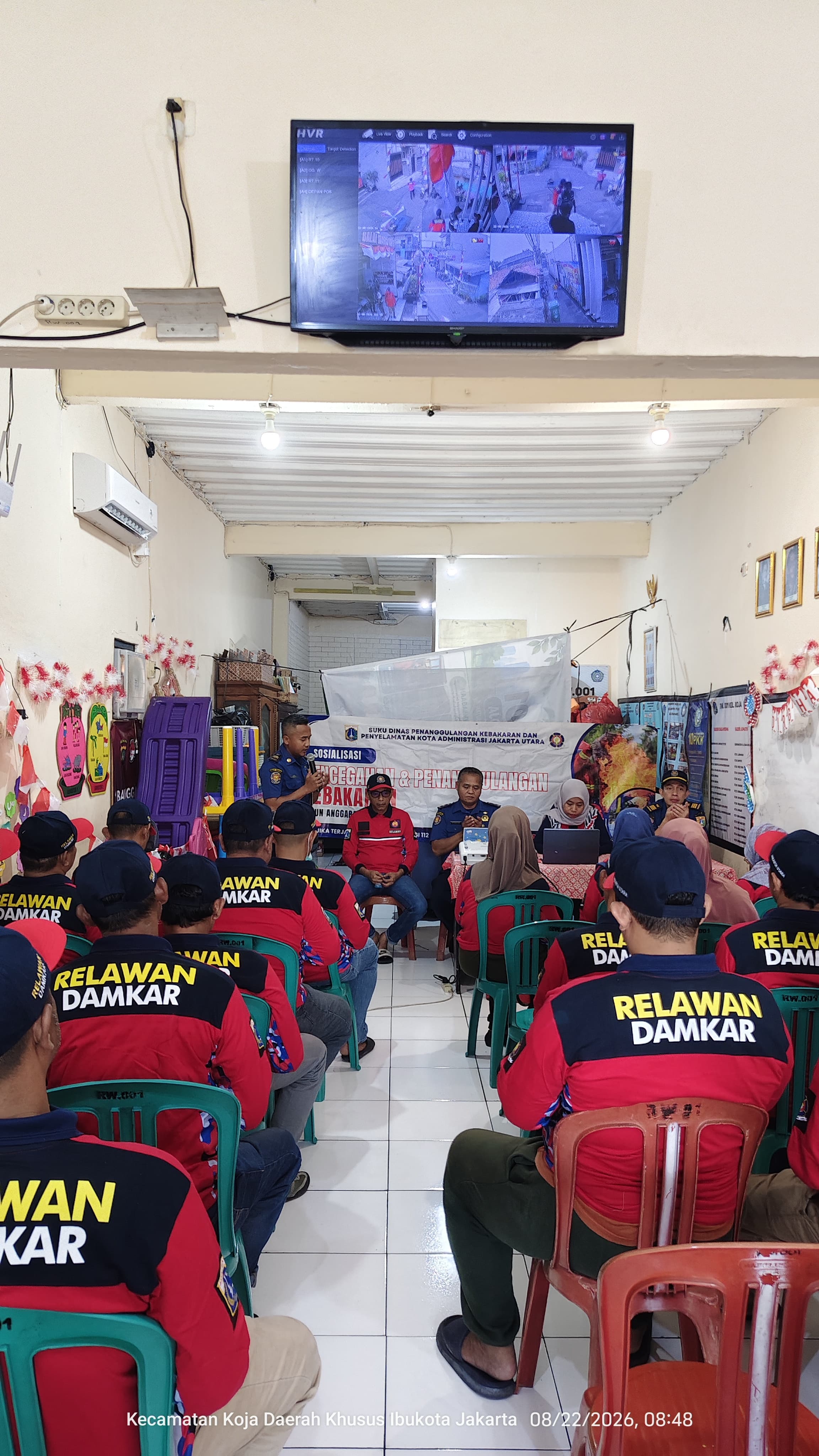 Sosialisasi Pencegahan dan Penanggulangan Kebakaran RW 01 Kelurahan Koja 1