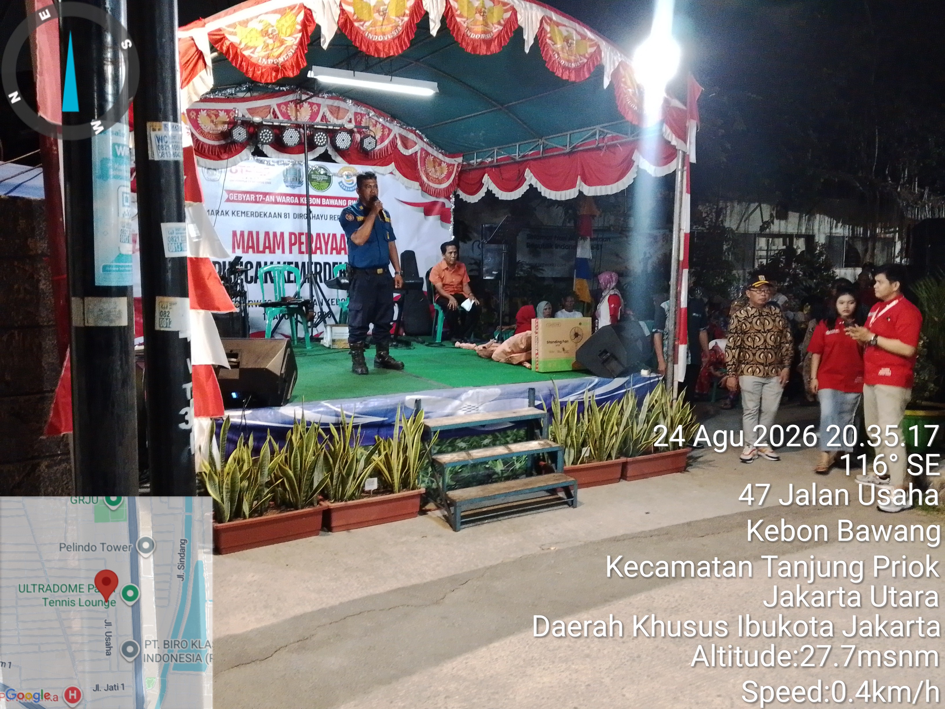 Sosialisasi Pencegahan Kebakaran Pada Acara Puncak HUT Ke-81 RI 3