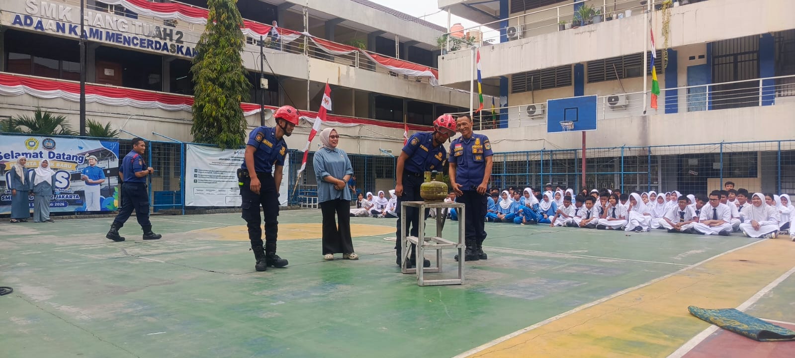 Sosialisasi Pencegahan Kebakaran Di Sekolah Hang Tuah SD 8 dan SMP 5 Jakarta 2