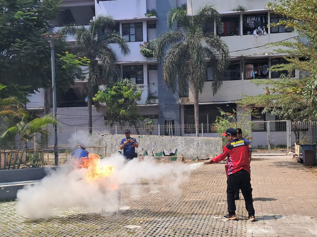 Gladi Rencana Operasi Penanggulangan Kebakaran dan Penyelamatan di RW 01 Kel. Sungai Bambu 4