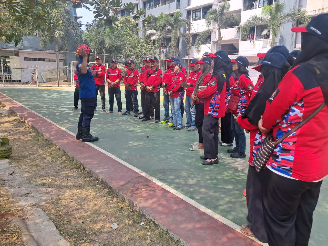 Sosialisasi Pencegahan dan Penanggulangan Kebakaran Di RW 11 Kel. Marunda 2