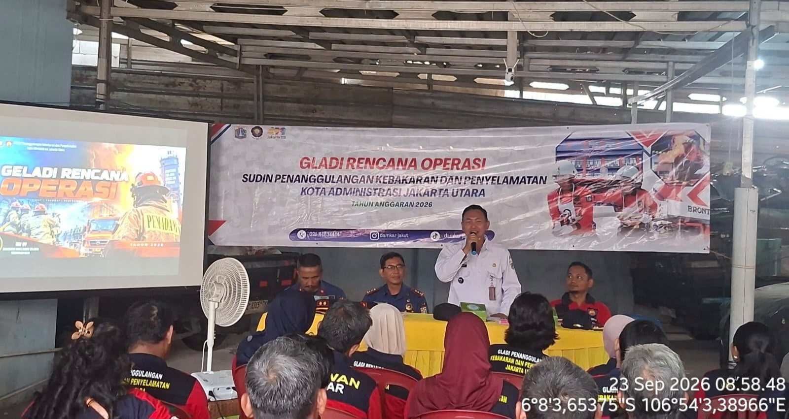 Gladi Rencana Operasi Penanggulangan Kebakaran dan Penyelamatan di lingkungan RW 09, Kelurahan Rawa Badak Selatan 2