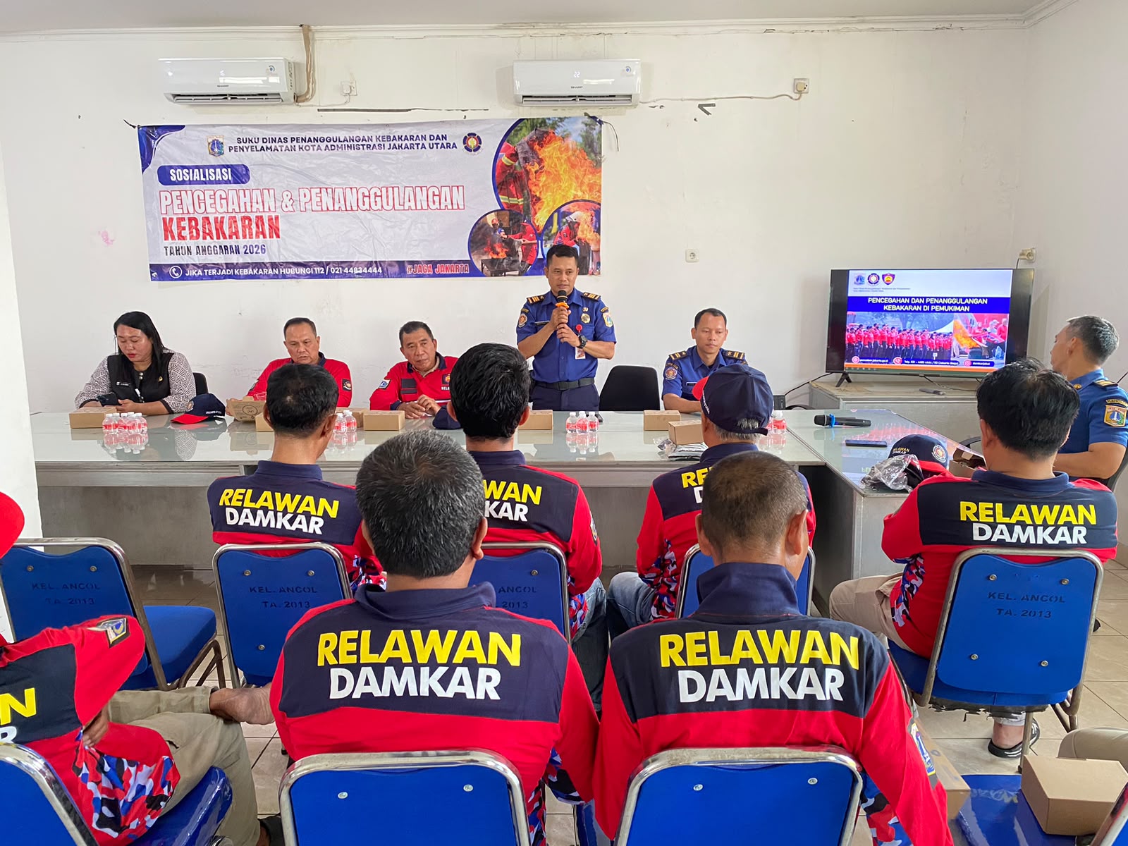 Sosialisasi Pencegahan dan Penanggulangan Kebakaran di RW 08 Kel. Ancol 1