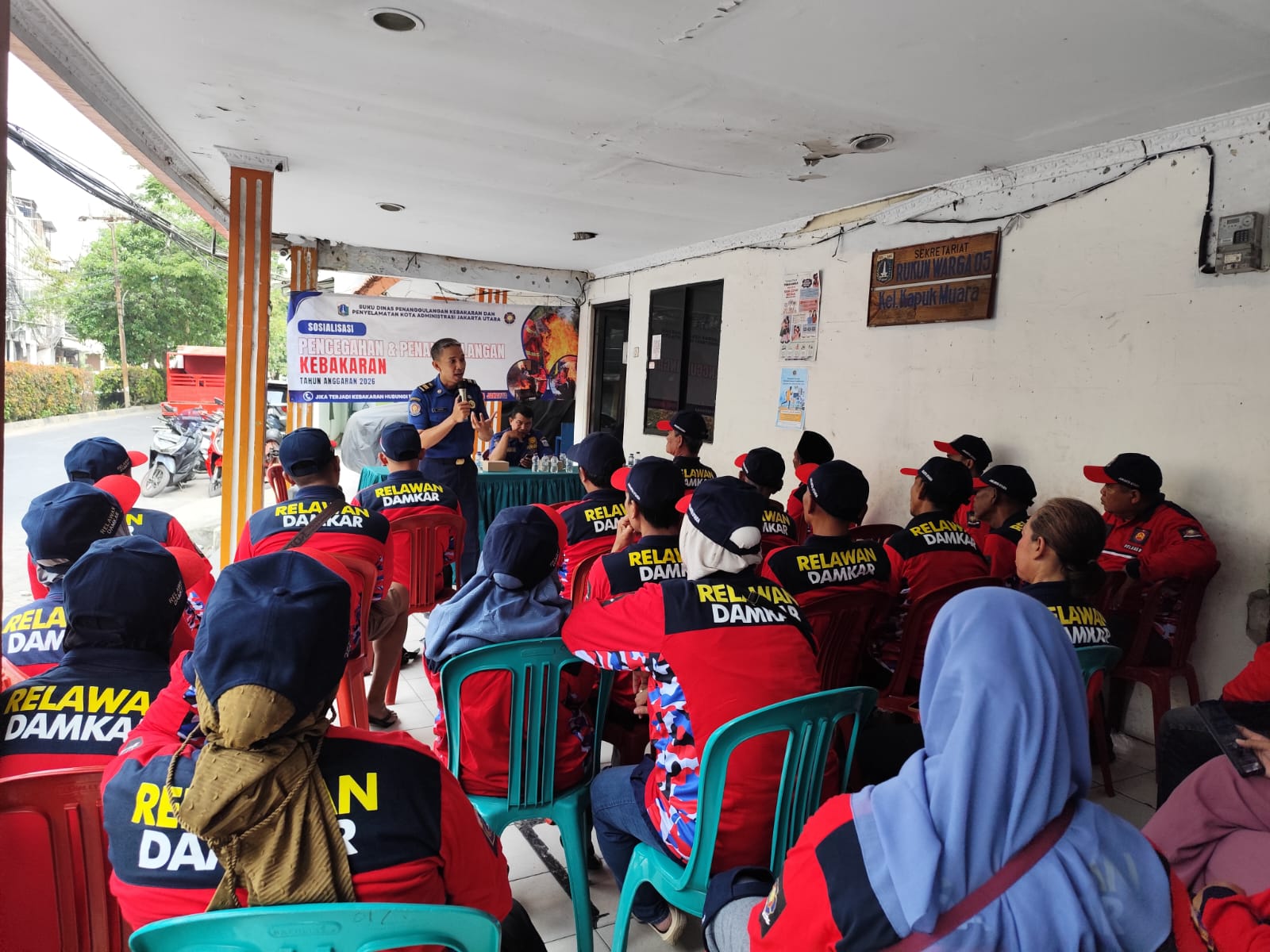 Sosialisasi Pencegahan dan Penanggulangan Kebakaran RW 05 Kel. Kapuk Muara 4