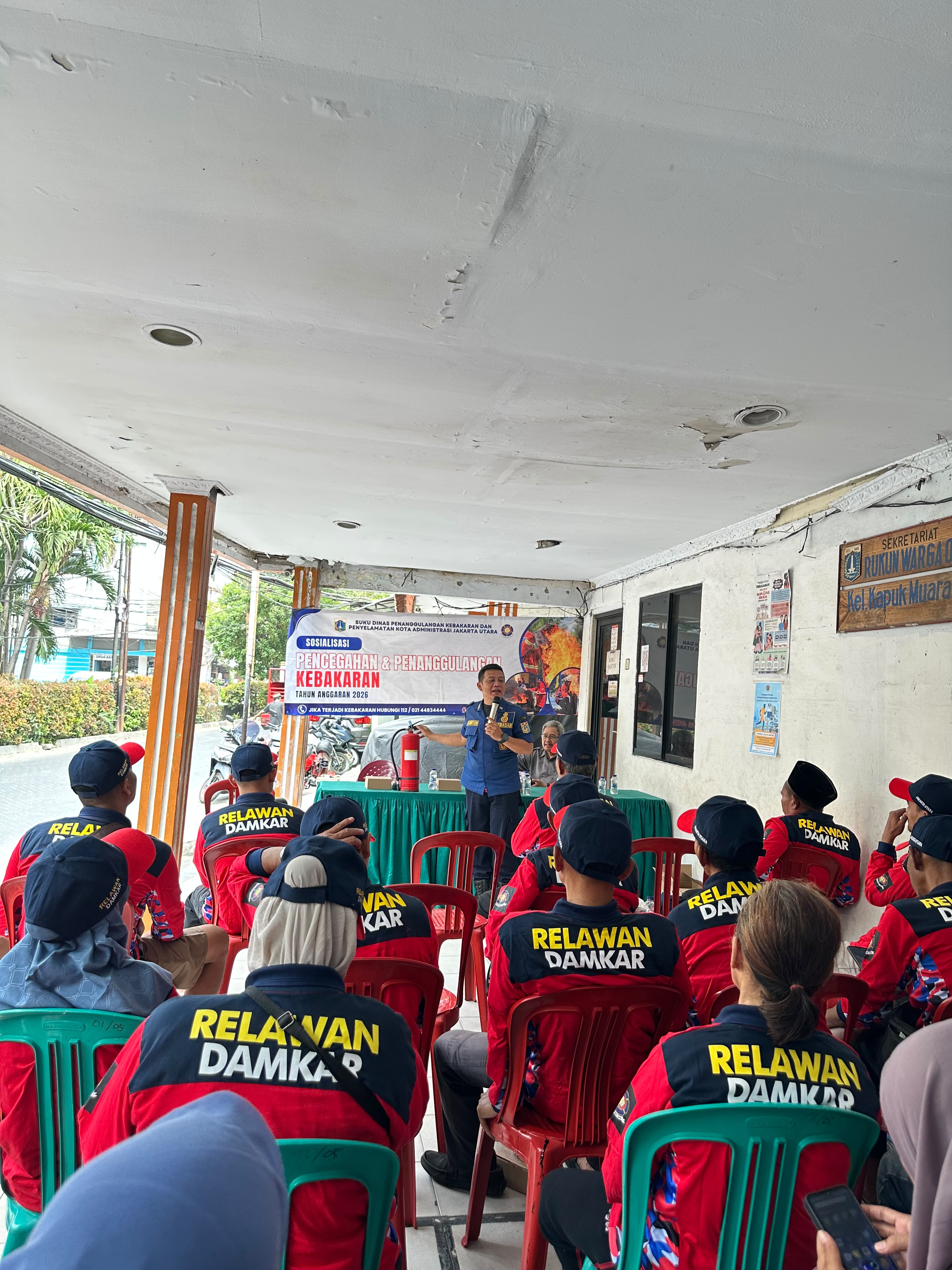 Sosialisasi Pencegahan dan Penanggulangan Kebakaran RW 05 Kel. Kapuk Muara 5