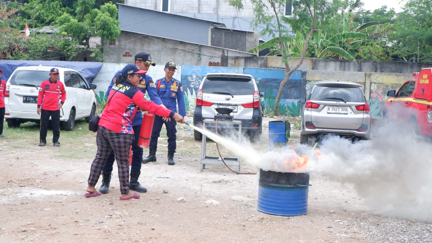 Sosialisasi Pencegahan dan Penanggulangan Kebakaran di RW 22 Kel. Kelapa Gading Barat 1
