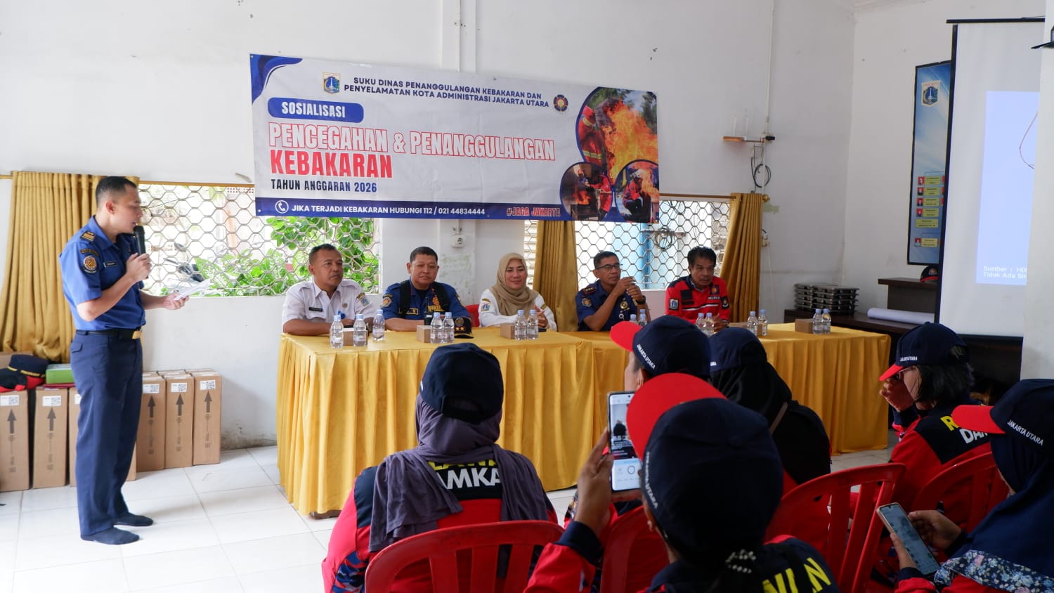 Sosialisasi Pencegahan dan Penanggulangan Kebakaran di RW 22 Kel. Kelapa Gading Barat 2