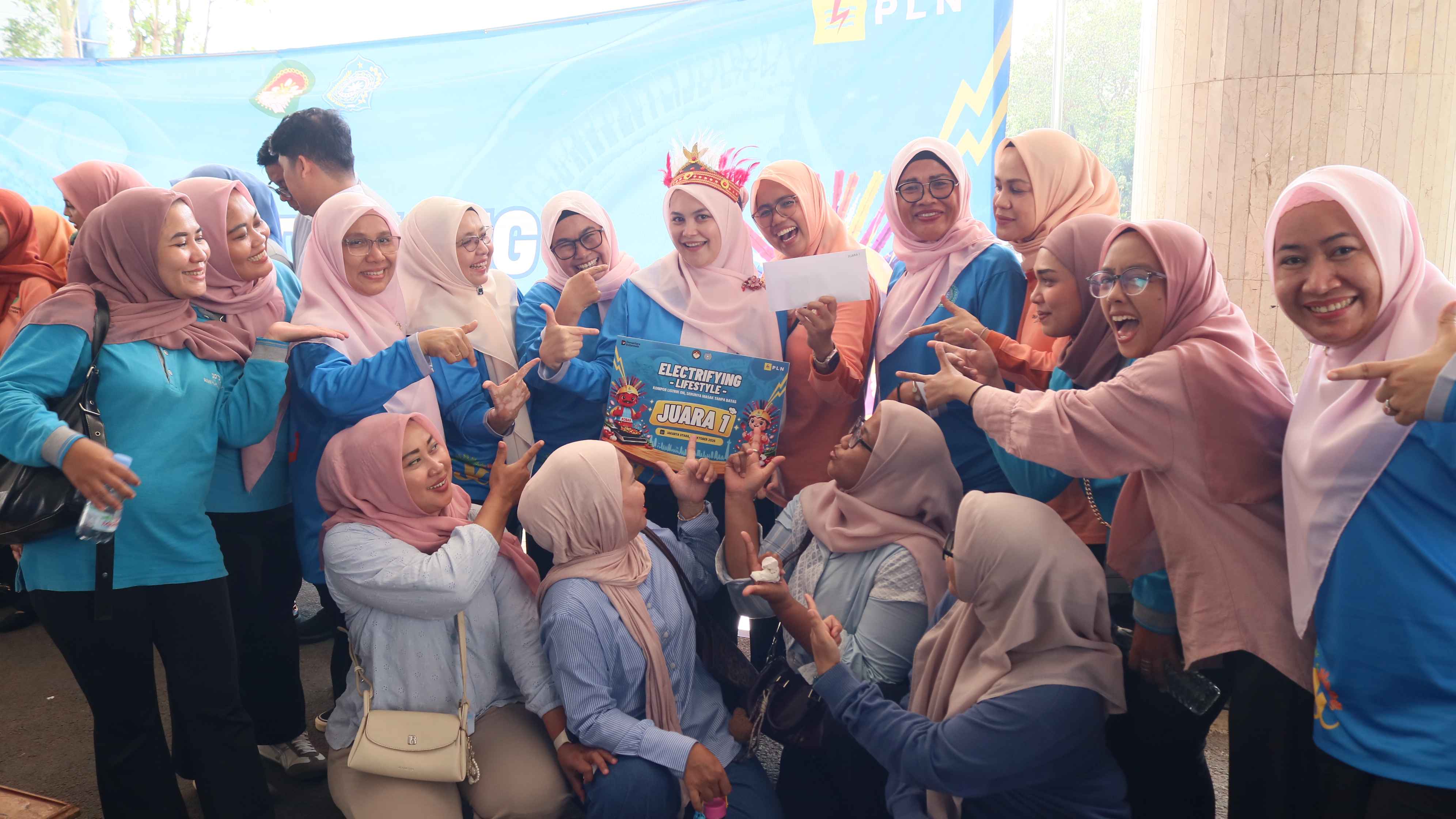 "Lomba memasak electrifying lifestyle kolaborasi PKK kota dengan PT PLN Persero Jakarta Utara" 5