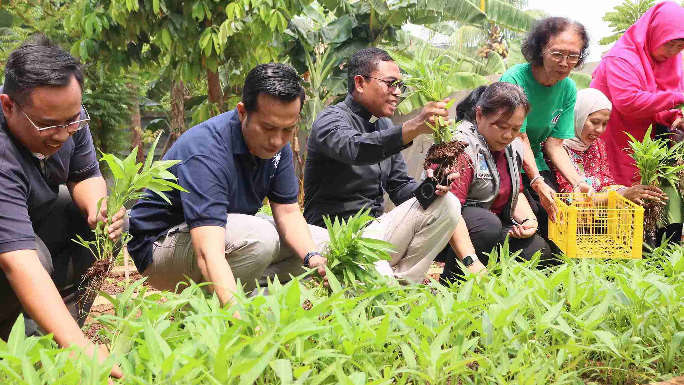 Panen raya dan panen melon di Gereja Santo Andreas Kim Tae Gon 6