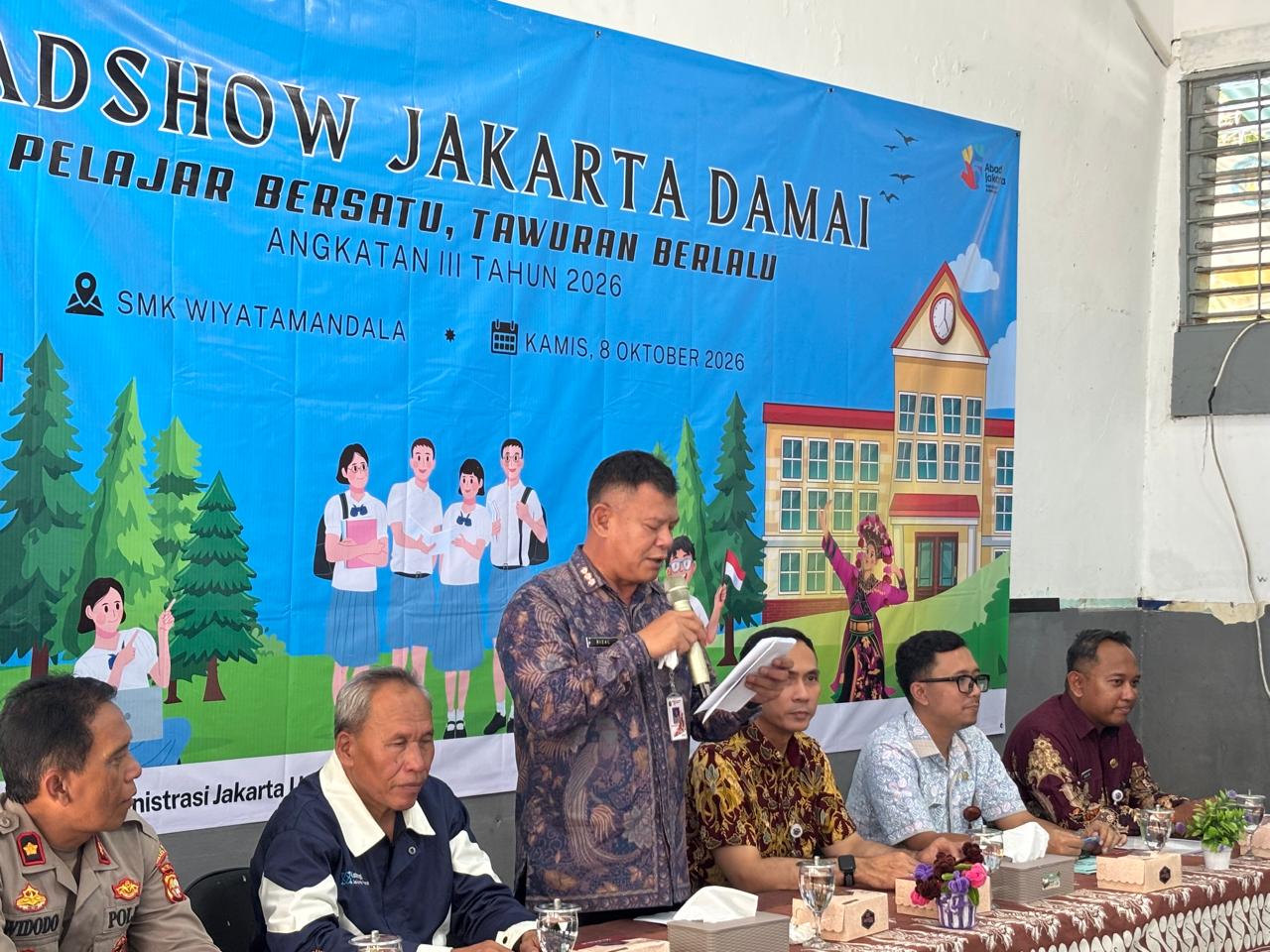 Roadshow Jakarta Damai "Pelajar Bersatu, Tawuran Berlalu" Angkatan III di Wilayah Kota Administrasi Jakarta Utara Tahun 2026 1