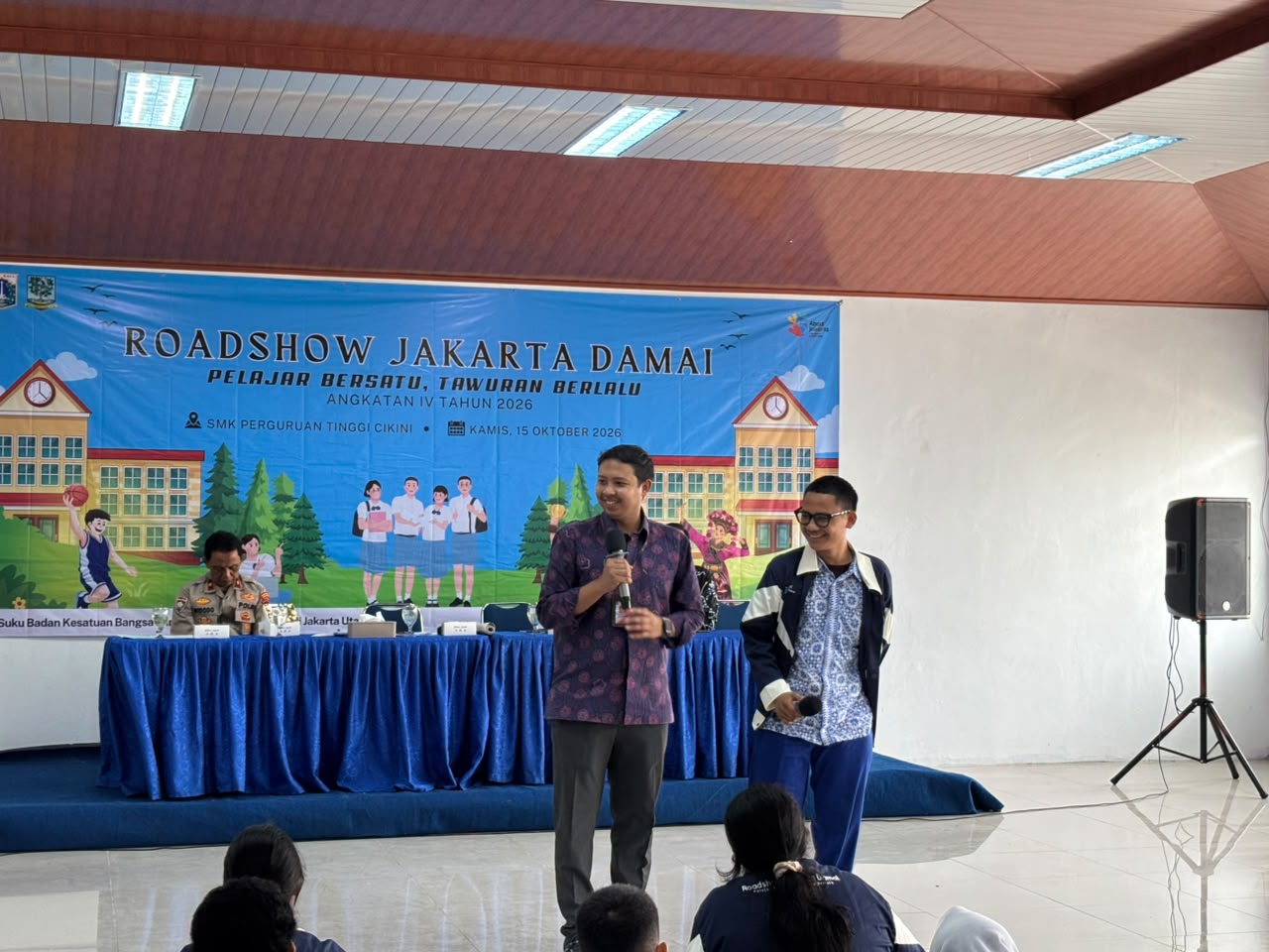 Roadshow Jakarta Damai "Pelajar Bersatu, Tawuran Berlalu" Angkatan IV di Wilayah Kota Administrasi Jakarta Utara Tahun 2026 2