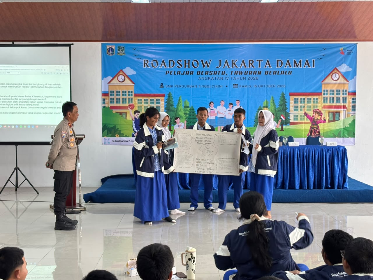 Roadshow Jakarta Damai "Pelajar Bersatu, Tawuran Berlalu" Angkatan IV di Wilayah Kota Administrasi Jakarta Utara Tahun 2026 3