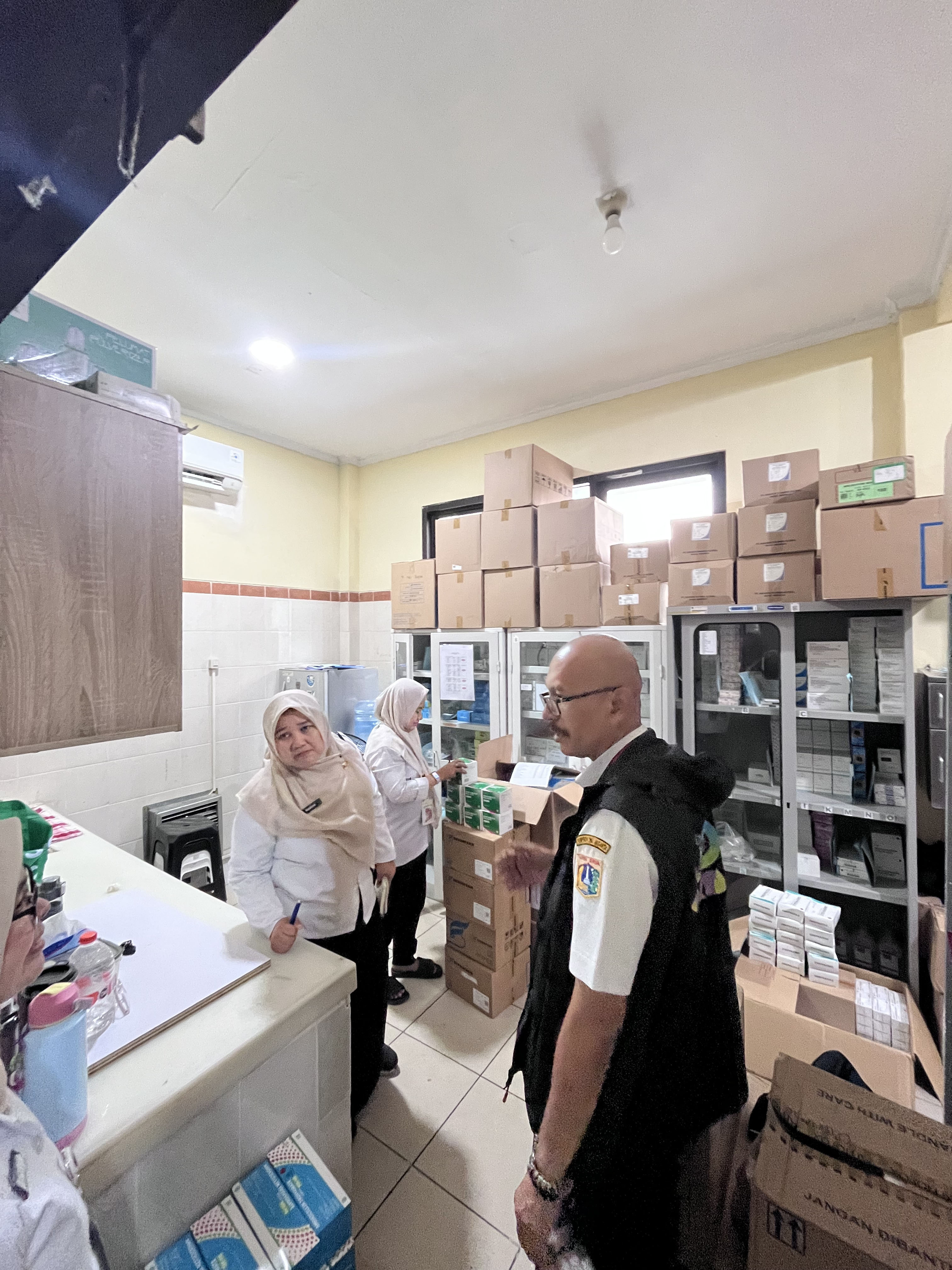 Peninjauan Puskesmas Kecamatan Koja 4