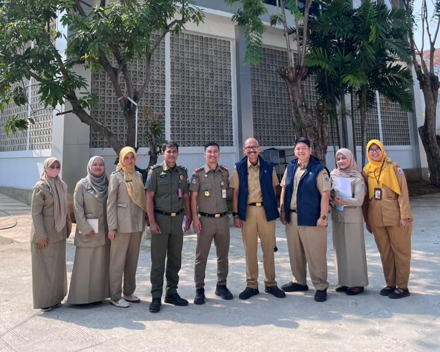 Peninjauan Lapangan ke Gudang Satpol PP di Kelurahan Tugu Selatan 6