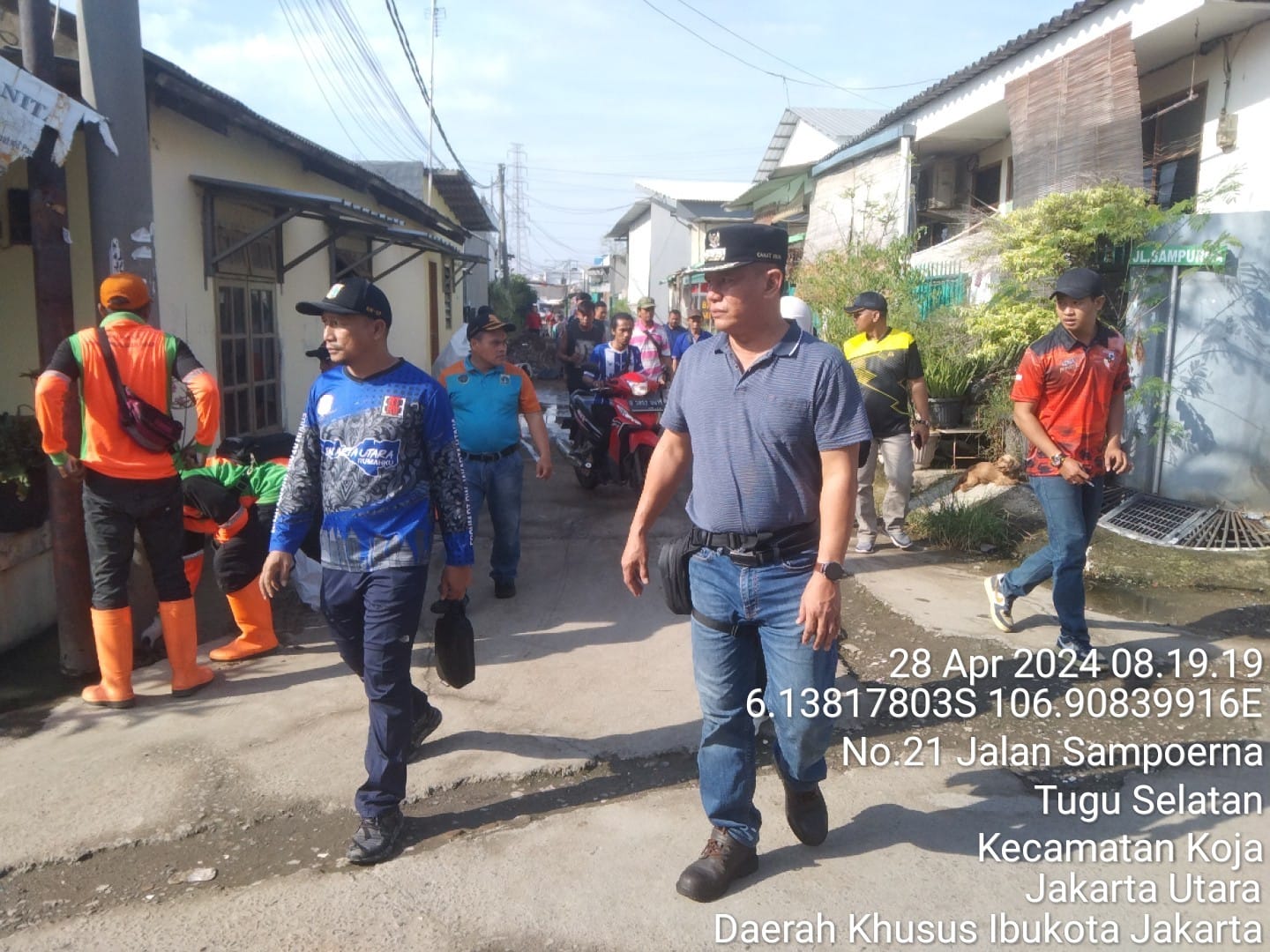 Giat Kerja Bakti di Wilayah RW. 07 Kelurahan Tugu Selatan 7