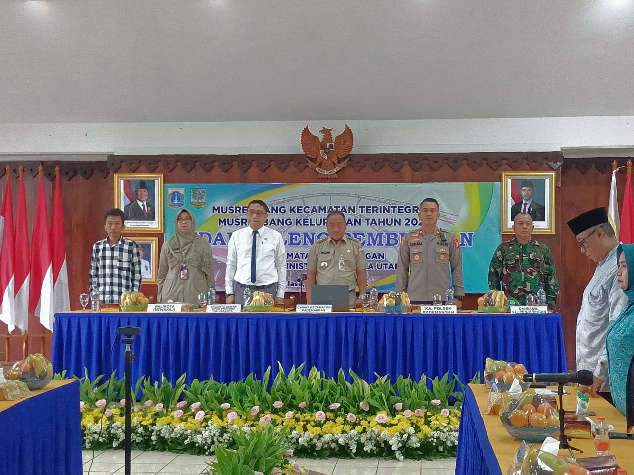 Kegiatan Sidang Pleno 1 (Pembukaan) Musrenbang Kecamatan Terintegrasi Musrenbang Kelurahan Tahun 2025 Tingkat Kecamatan Pademangan 1