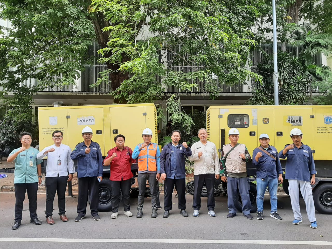 Pelayanan Daya Listrik dengan Genset pada Acara Aktualisasi Nilai-Nilai Natal Tahun 2024 Pemerintah Provinsi DKI Jakarta 7