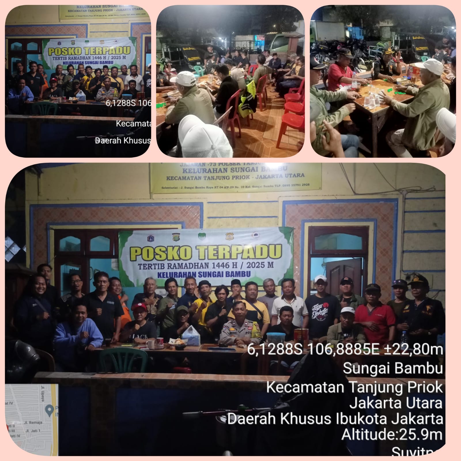 Posko terpadu tertib Ramadhan kelurahan Sungai Bambu 1