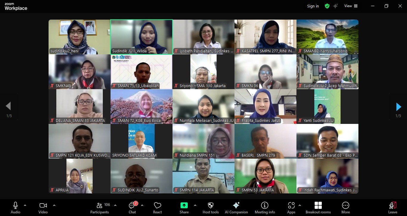 Rapat Koordinasi terkait Program Quickwins Kantin Sehat Jakarta Cerdas Berkelanjutan 3