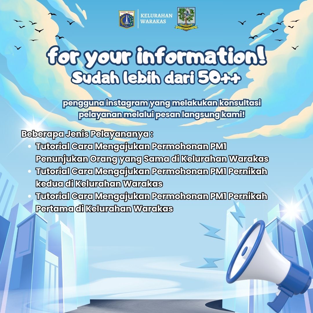 For Your Information! Sudah lebih dari 50++ 1