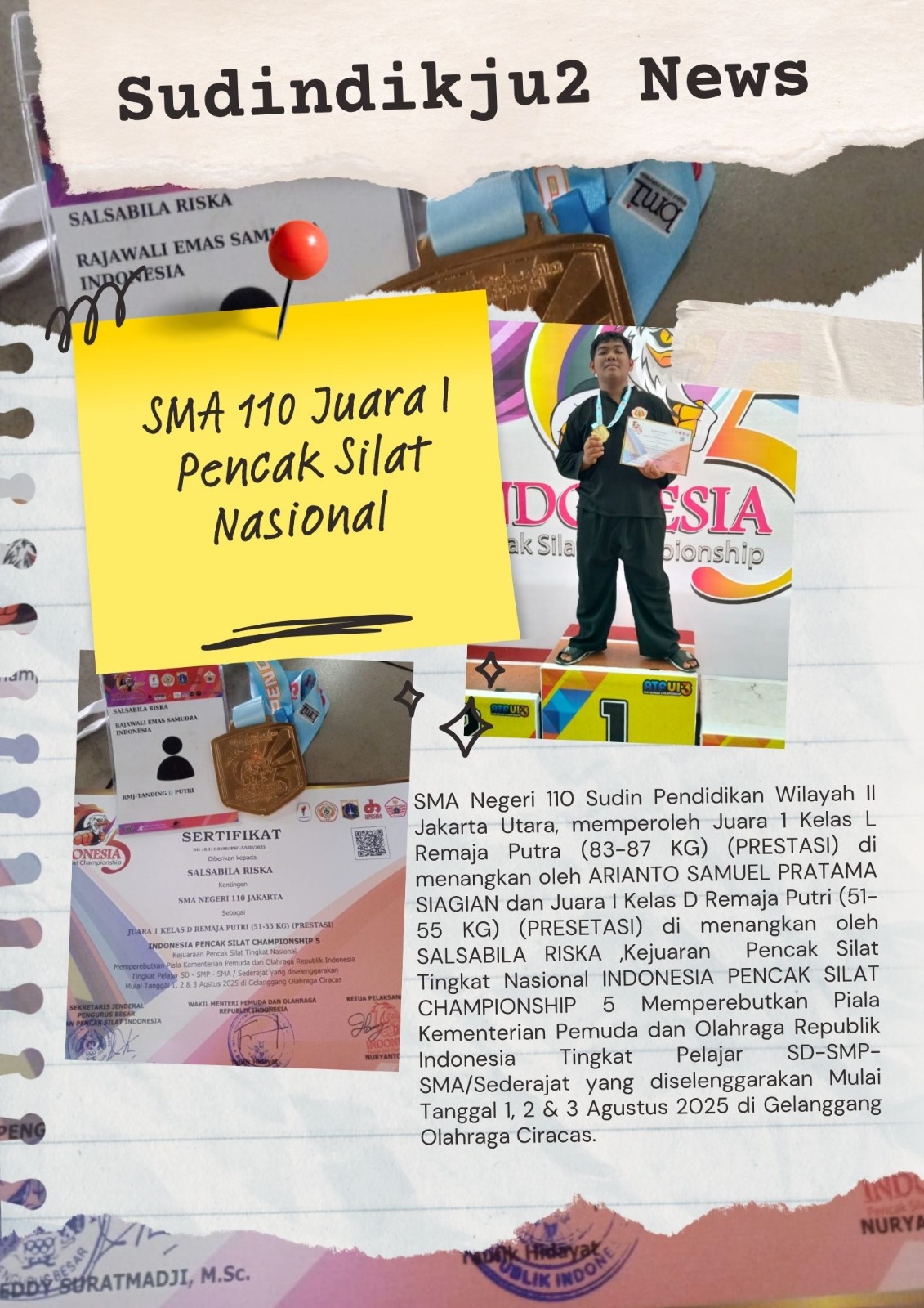 Prestasi Siswa-Siswi SMA Negeri 110 1