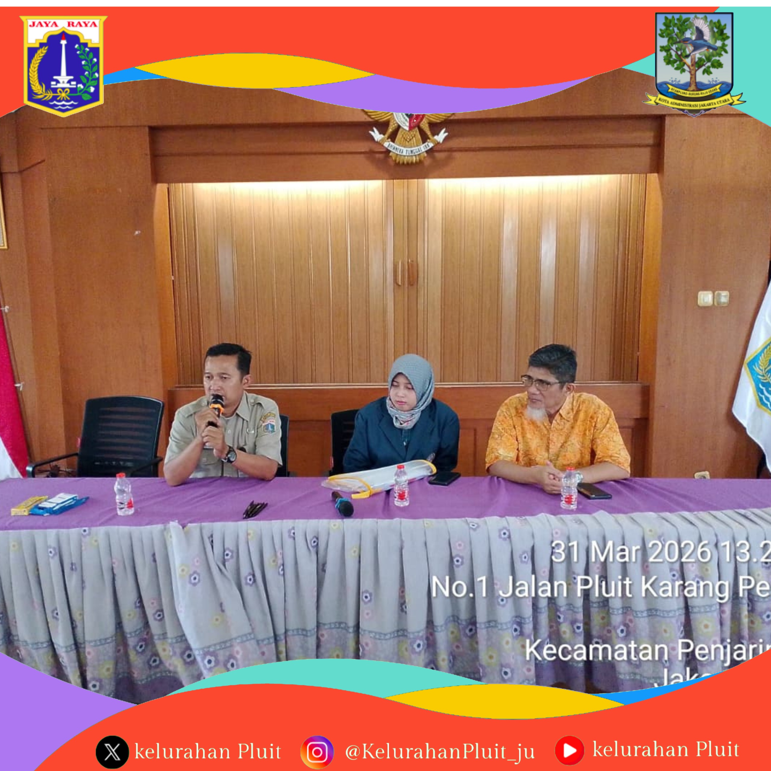 Pengisian Kuesioner PPSU di Ruang Pola Lantai 3 Kelurahan Pluit 3