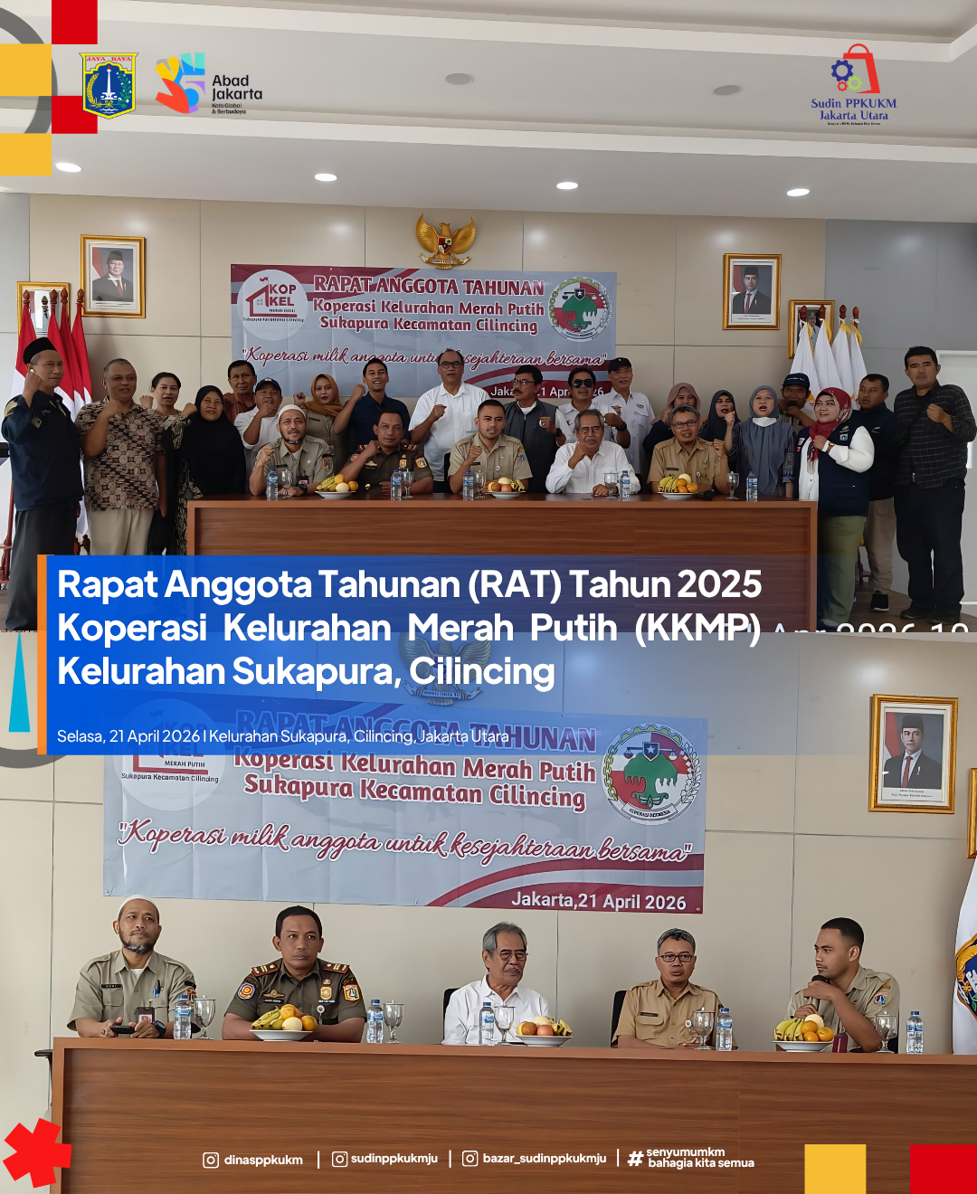 Rapat Anggota Tahunan (RAT) Tahun 2025 Koperasi Kelurahan Merah Putih (KKMP) Kelurahan Sukapura, Cilincing 2