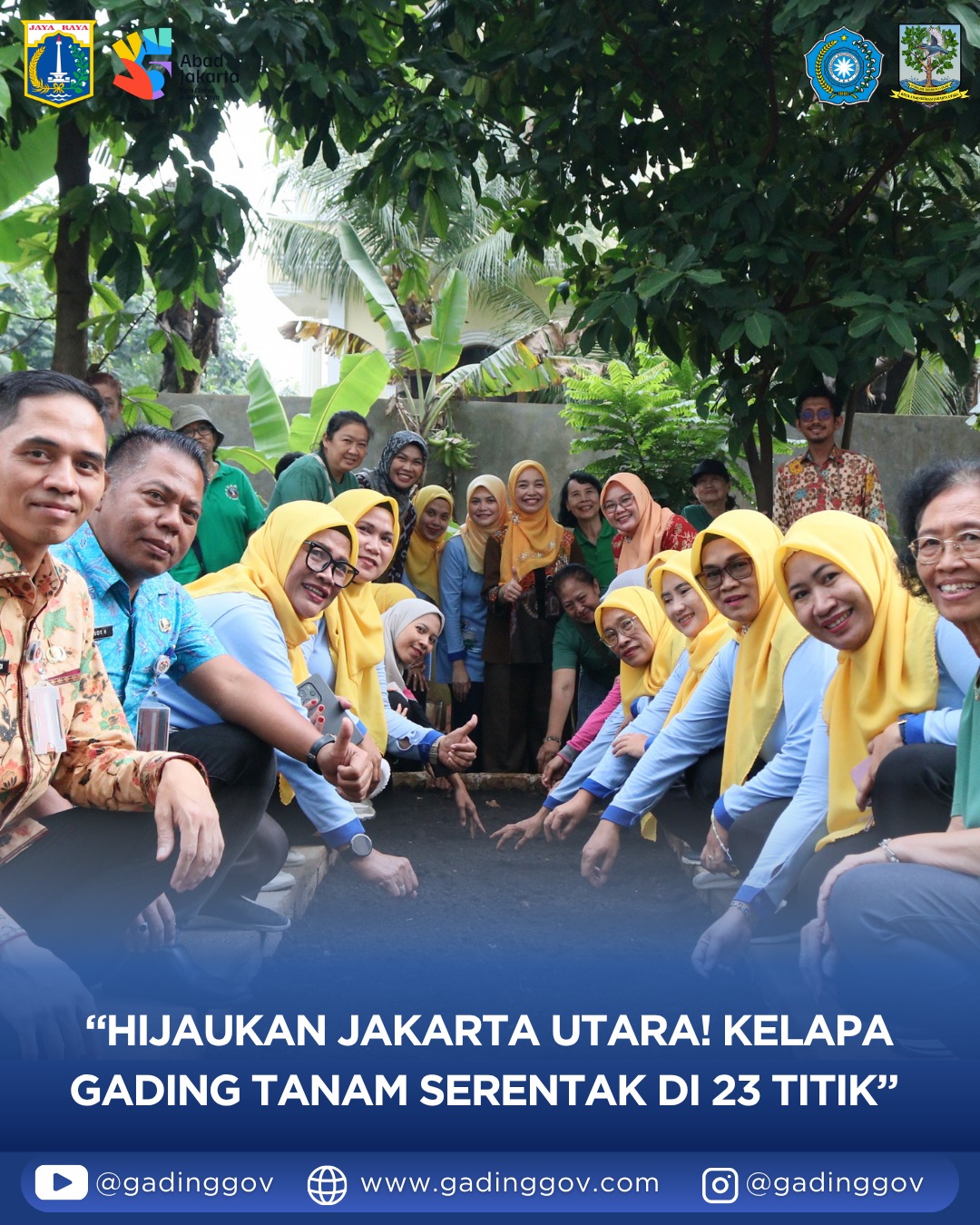 “Hijaukan Jakarta Utara! Kelapa Gading Tanam Serentak di 23 Titik” 3