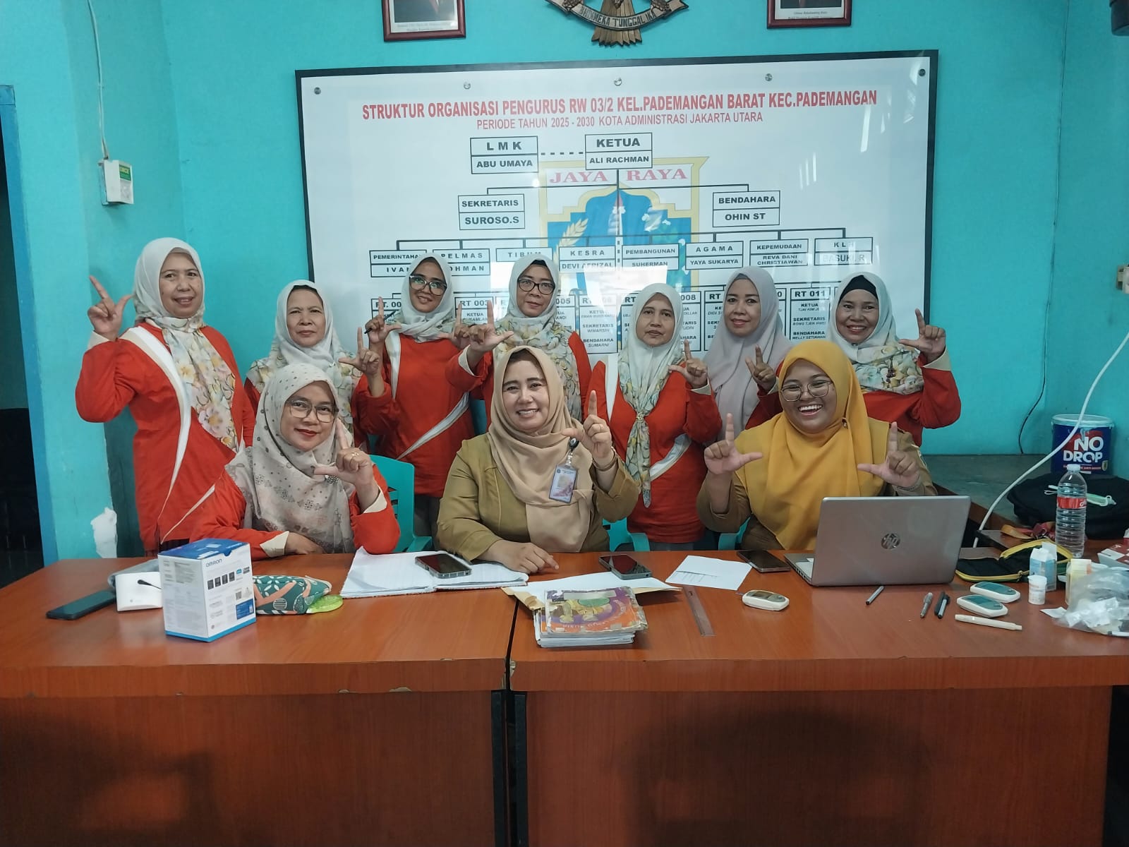 Kegiatan Posyandu Lansia di RW 3 Kelurahan Pademangan Barat. 4