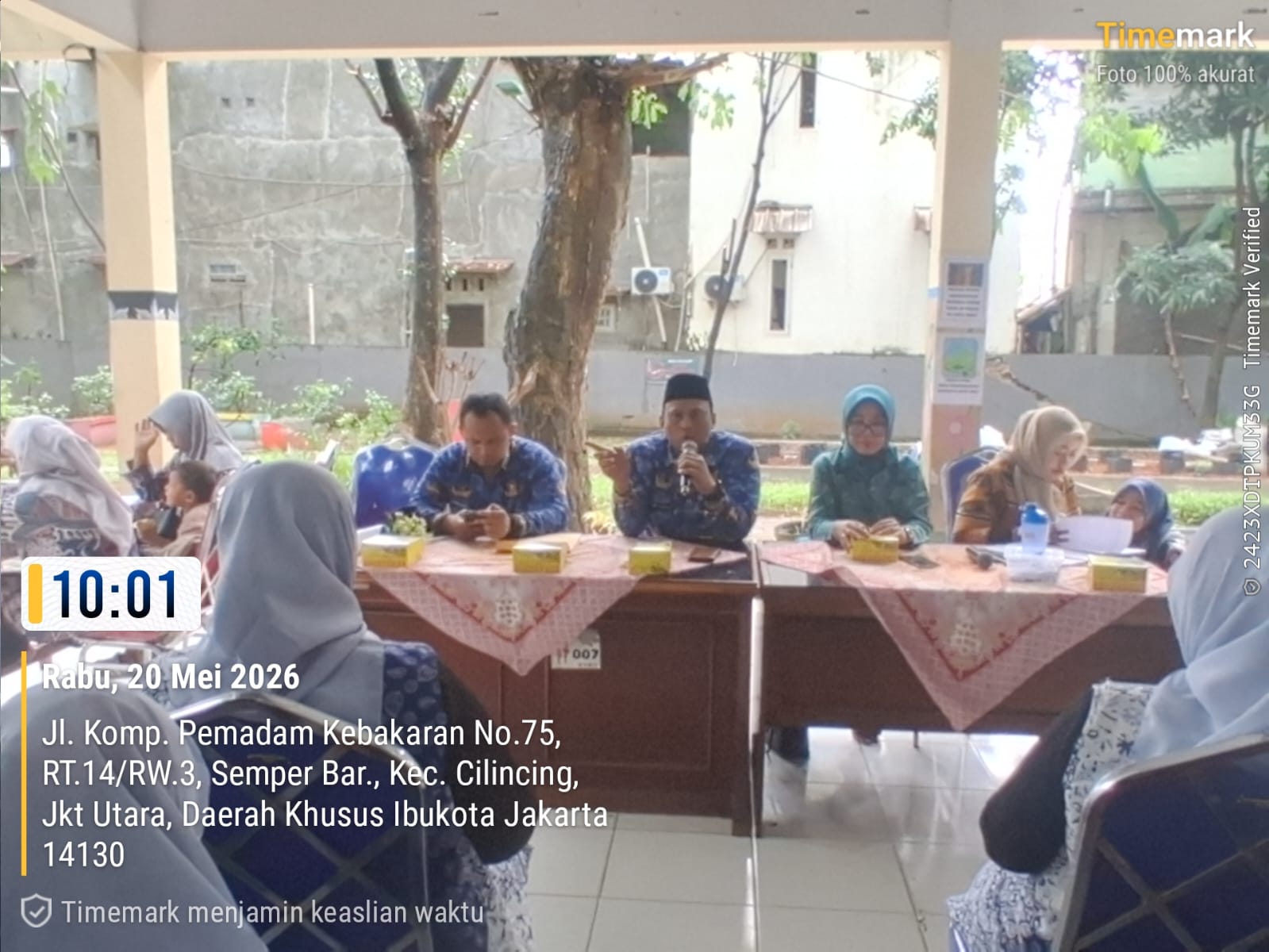 Pertemuan Rutin TP PKK Kelurahan Semper Barat 3
