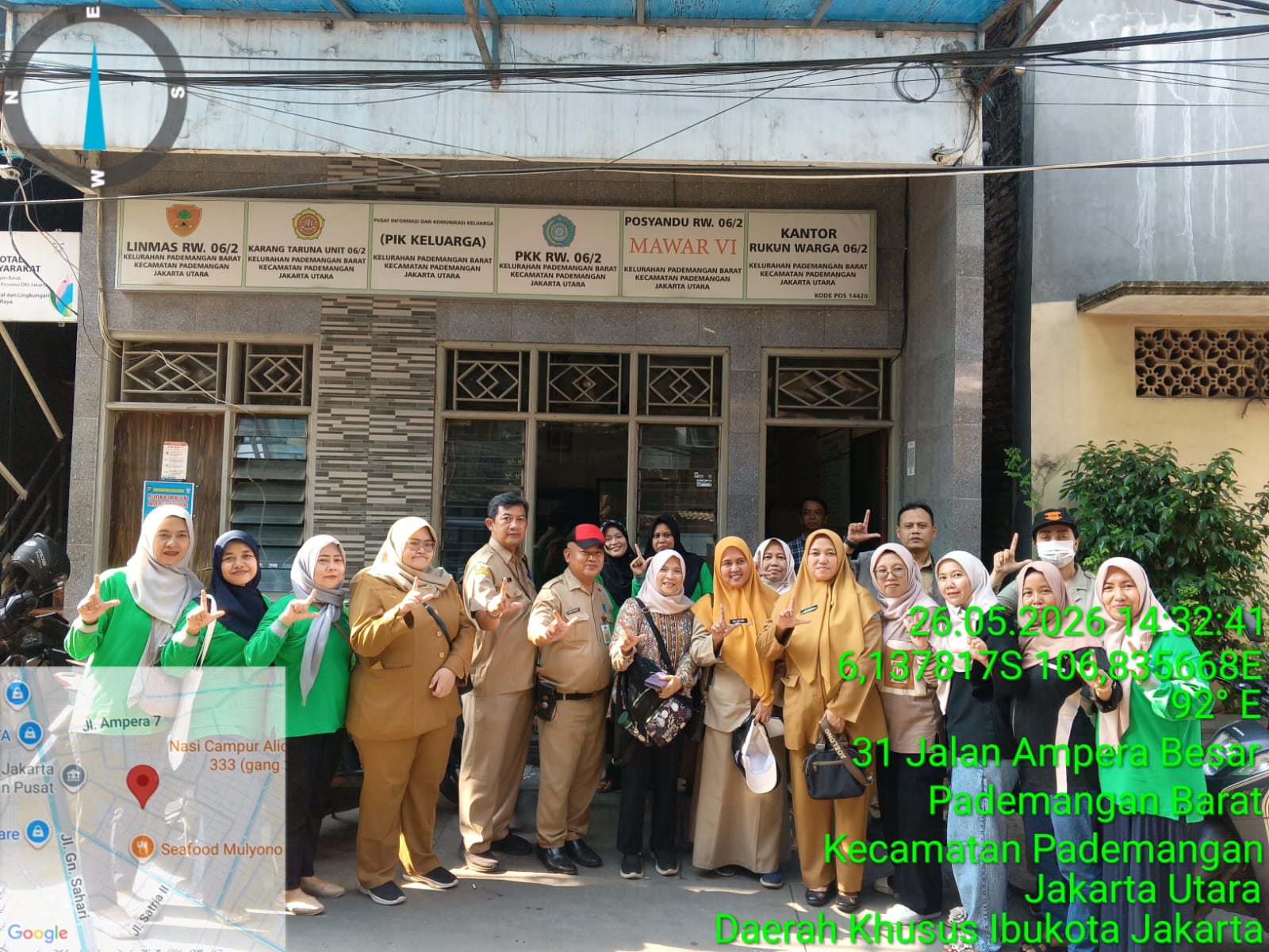Kegiatan Pembinaan dan Survey Lokasi Program Kampung Iklim ( Proklim ) Lestari dan Utama dengan Tim Program Kampung Iklim Tingkat Kota Administrasi Jakarta Utara. 7