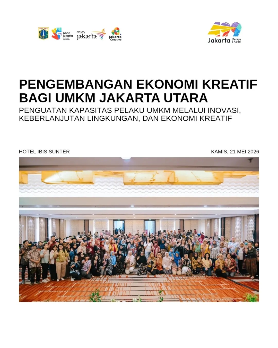 150 pelaku ekonomi kreatif ikut berkreasi untuk masa depan yang lebih hijau 11