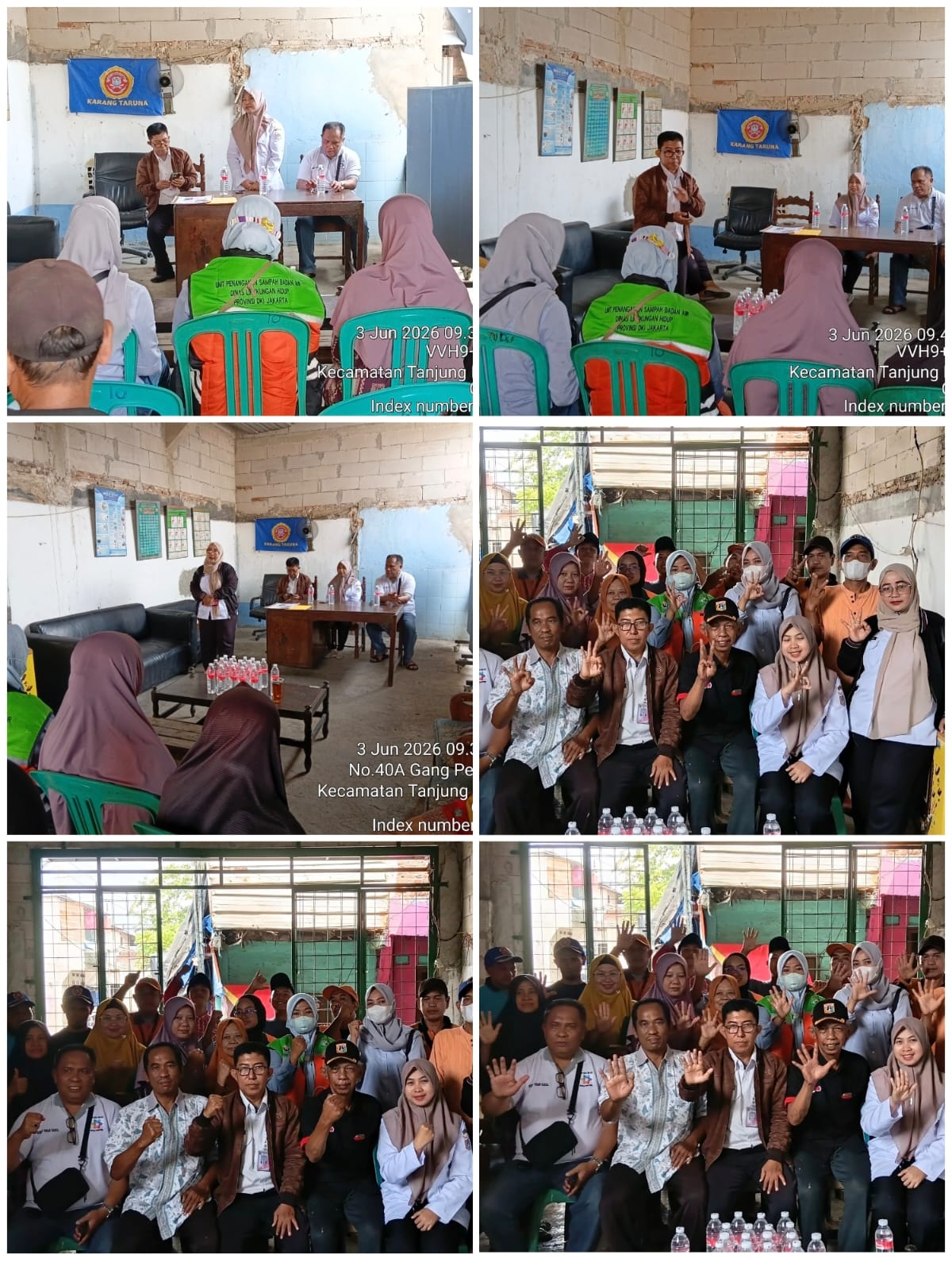 Sosialisasi Instruksi Gubernur Provinsi DKI Jakarta tentang Gerakan Pemilahan dan Pengolahan Sampah di RW.015 dan RW.08 Kelurahan Tanjung Priok 4