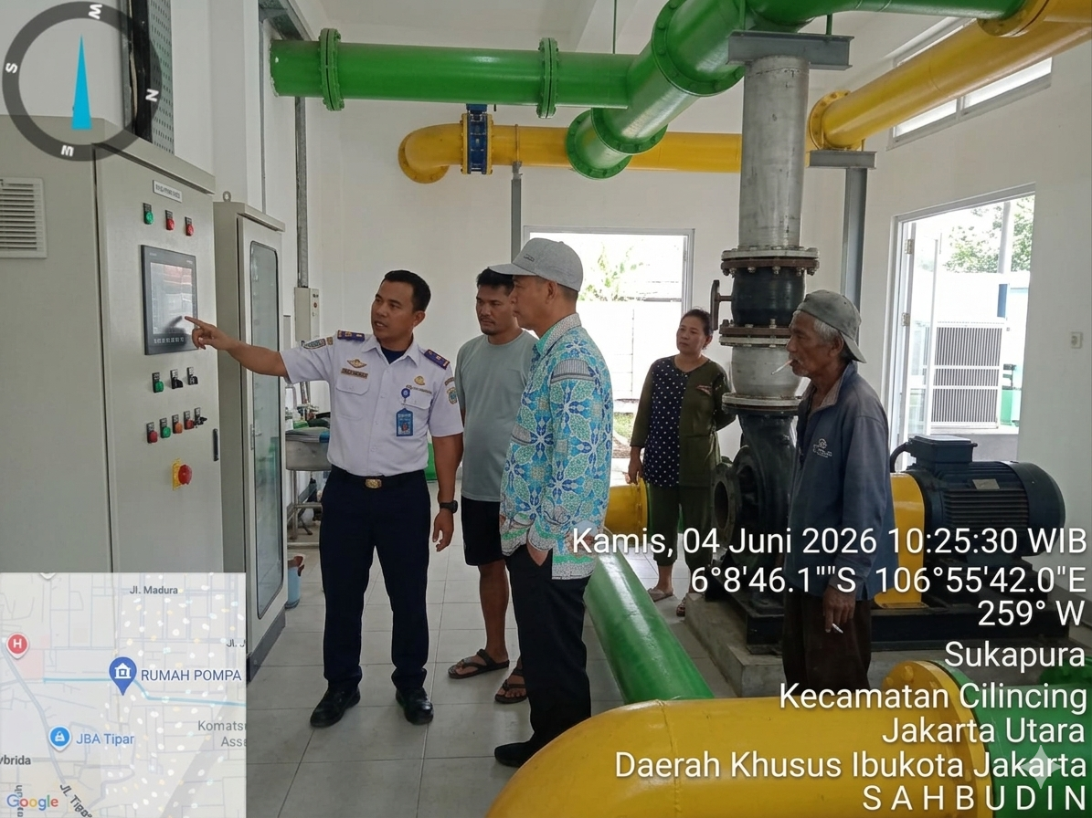 Peninjauan Lapangan dan Pengecekan Infrastruktur Pengendalian Banjir di Sukapura 3