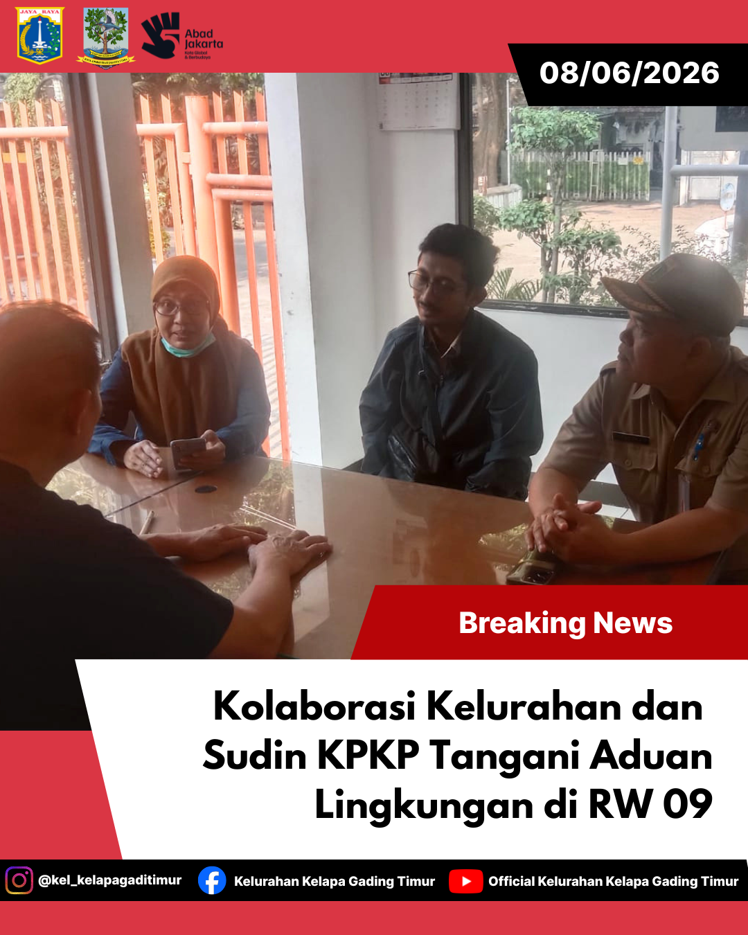 Kolaborasi Kelurahan dan Sudin KPKP Tangani Aduan Lingkungan di RW 09 5