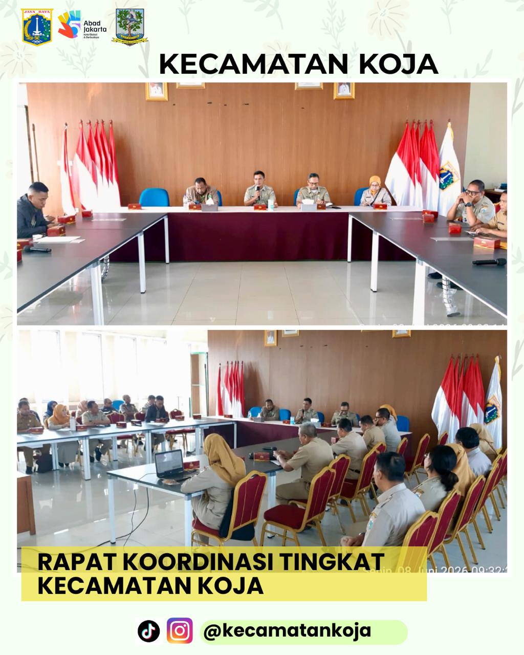 Rapat Koordinasi Tingkat Kecamatan Koja 1